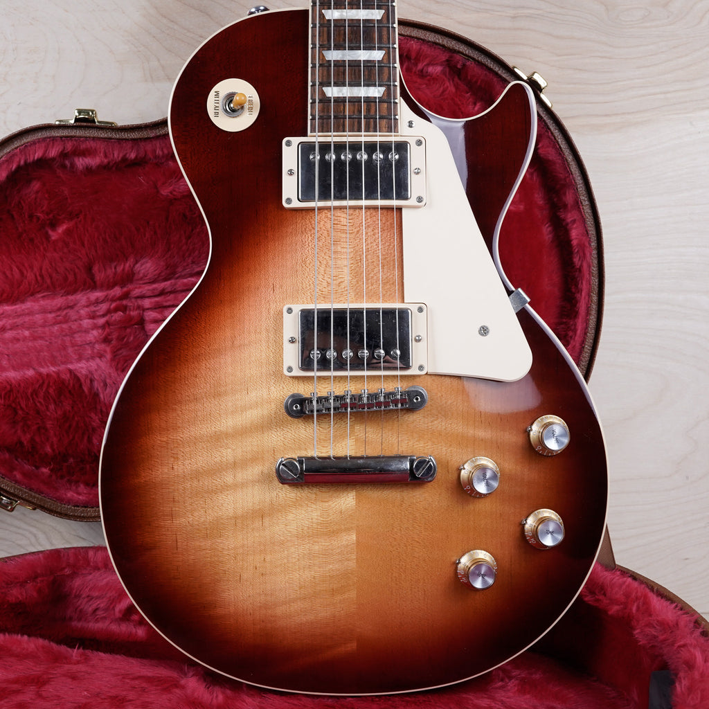 【2025年】高評価レビューアイテム特集 Gibson A – OHSC w/ Burst Bourbon 2022 '60s Standard Paul Les ギター