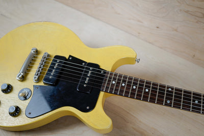 Gibson Les Paul Faded Double Cutaway 2003 Worn Yellow Junior Special P90 w/ Bag