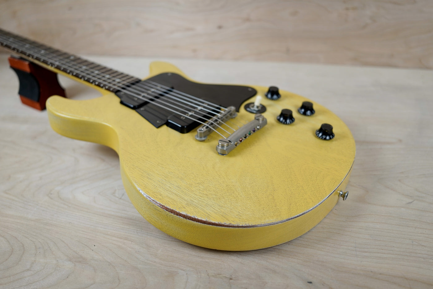 Gibson Les Paul Faded Double Cutaway 2003 Worn Yellow Junior Special P90 w/ Bag