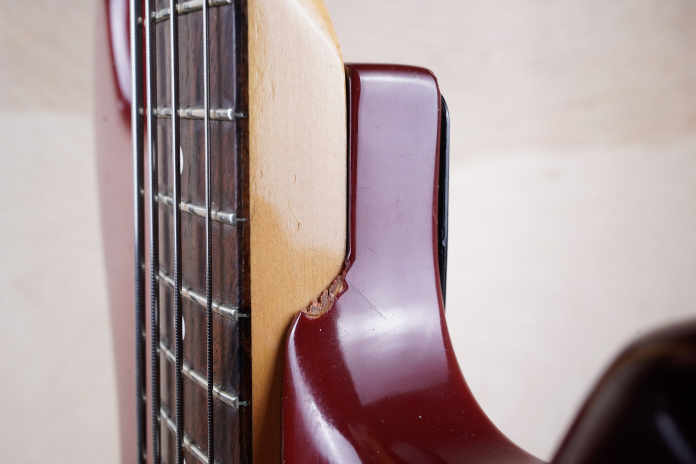 Fender Musicmaster Bass 1978 Cherry Red Vintage USA w/ OHSC