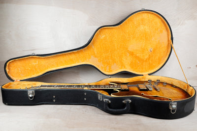 Greco Super View SV-800 MIJ Semi-Hollowbody 1979 Brown Sunburst Vintage Japan Fujigen w/ Hard Case