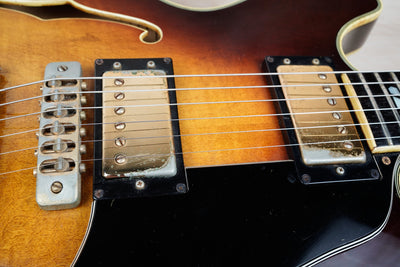 Greco Super View SV-800 MIJ Semi-Hollowbody 1979 Brown Sunburst Vintage Japan Fujigen w/ Hard Case