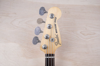 Fender JMJ Justin Meldal-Johnsen Road Worn Signature Mustang Bass 2019 Faded Daphne Blue w/ Bag