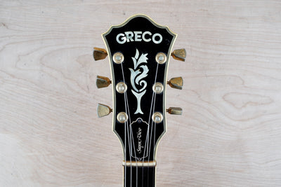 Greco Super View SV-800 MIJ Semi-Hollowbody 1979 Brown Sunburst Vintage Japan Fujigen w/ Hard Case