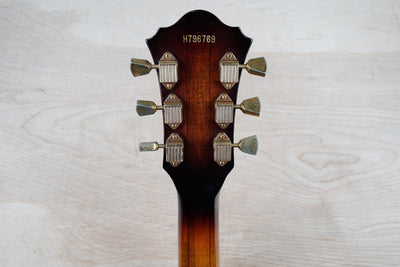 Greco Super View SV-800 MIJ Semi-Hollowbody 1979 Brown Sunburst Vintage Japan Fujigen w/ Hard Case