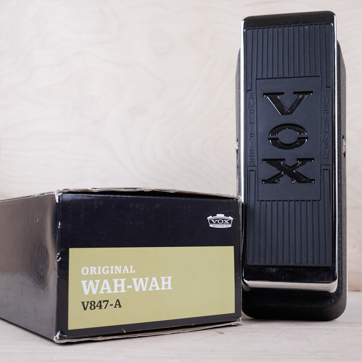 Vox V847A Wah with 9V Jack Black