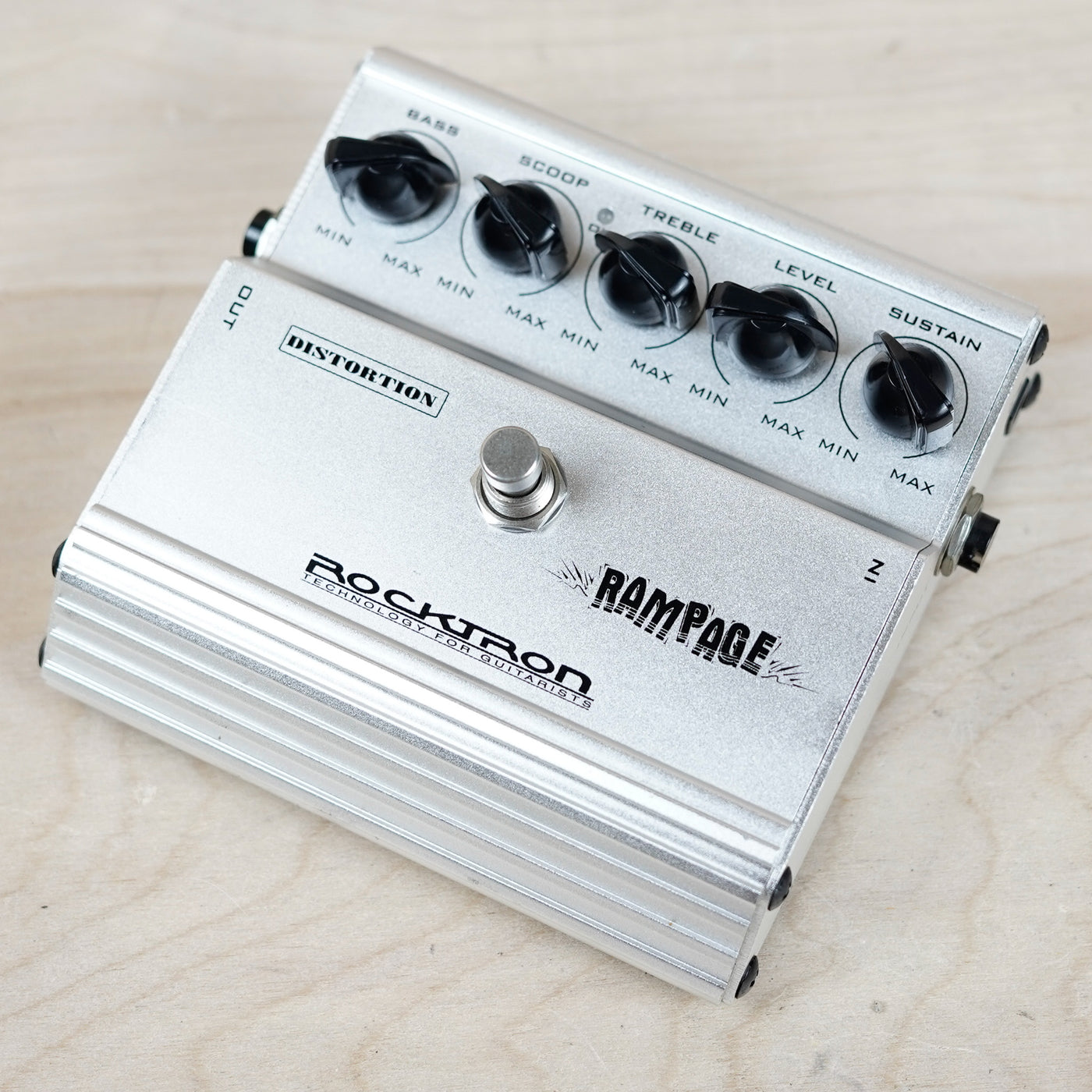 Rocktron Rampage Distortion Pedal Silver