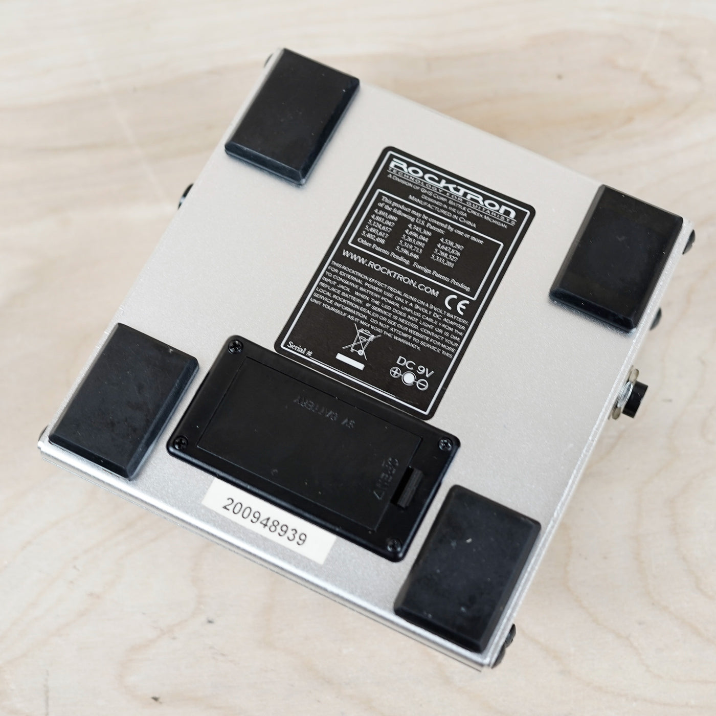 Rocktron Rampage Distortion Pedal Silver