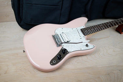 Squier FSR Vintage Modified Cyclone 2010 Shell Pink Rare w/ Bag