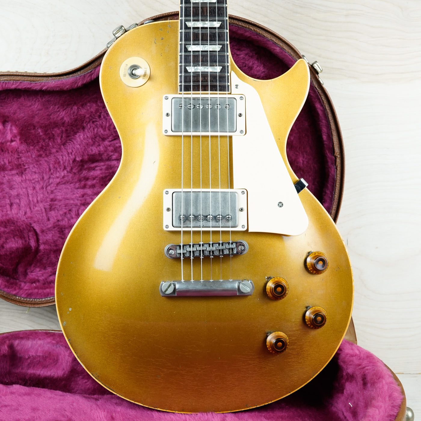 Gibson Heritage Series Standard-80 1982 Gold Top Vintage Tim Shaw PAFs w/ OHSC
