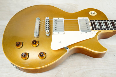 Gibson Heritage Series Standard-80 1982 Gold Top Vintage Tim Shaw PAFs w/ OHSC
