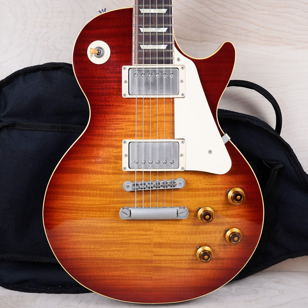 Epiphone LPS-85F Les Paul Standard MIJ 1999 Cherry Sunburst Japan Dome – A  Flash Flood of Gear