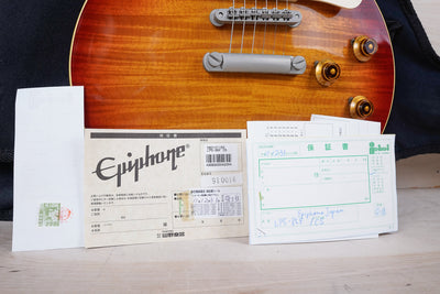 Epiphone LPS-85F Les Paul Standard MIJ 1999 Cherry Sunburst Japan Domestic w/ Bag, Paperwork