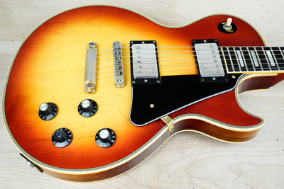 Greco EG-1000 MIJ 1977 Red Sunburst Maxon U-3000 Pickups Vintage Made in Japan LPC w/ Hard Case