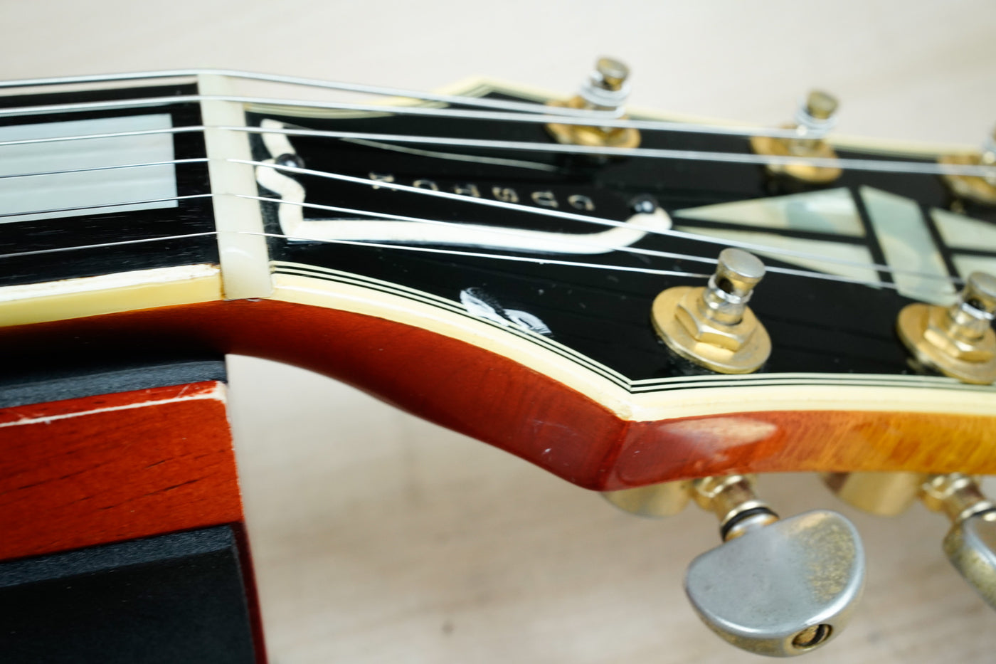 Greco EG-1000 MIJ 1977 Red Sunburst Maxon U-3000 Pickups Vintage Made in Japan LPC w/ Hard Case