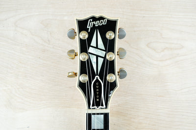 Greco EG-1000 MIJ 1977 Red Sunburst Maxon U-3000 Pickups Vintage Made in Japan LPC w/ Hard Case