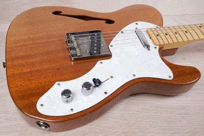 Fender TN70-EX Telecaster Thinline MIJ 1985 Natural Early 1970 Japan Vintage Reissue w/ Hard Case