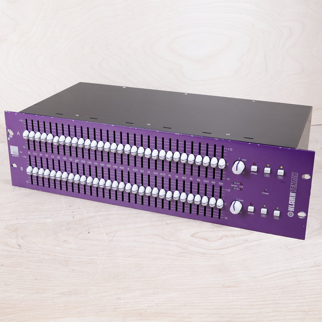 Klark Teknik SQ1G Square One Dual 30-Band Graphic Equalizer – A