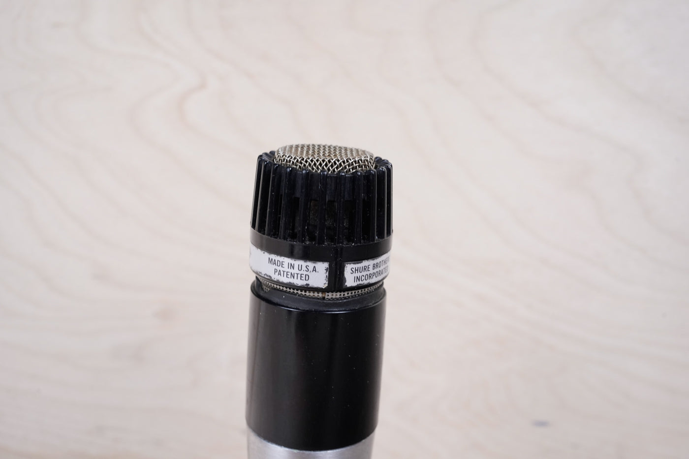 Shure 545SD Unidyne III 1970s Made in USA Silver Vintage Switchable Cardioid Dynamic Microphone