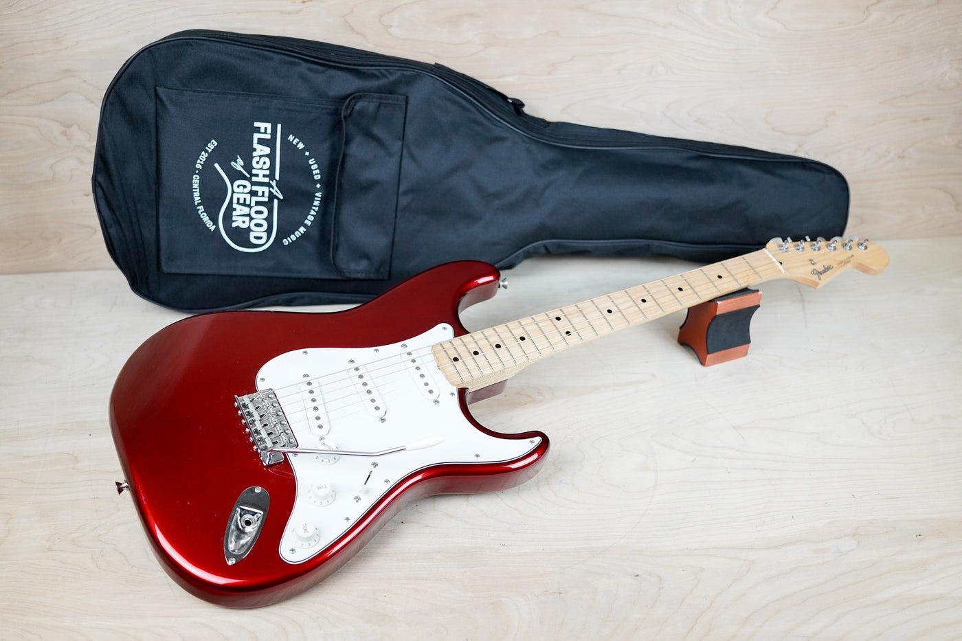 Fender ST-STD Standard Series Stratocaster MIJ 1994 Candy Apple Red Japan w/ Bag