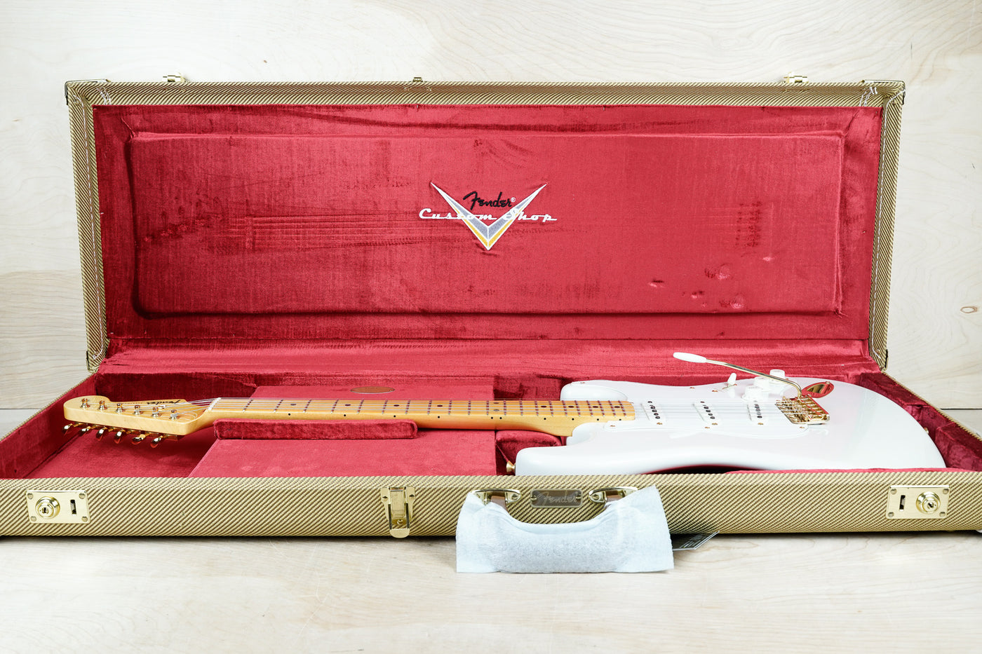 Fender Vintage Custom Shop 1957 Reissue Stratocaster TCP Time Capsule 2023 Aged White Blonde w/ OHSC