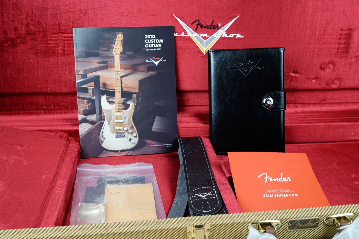 Fender Vintage Custom Shop 1957 Reissue Stratocaster TCP Time Capsule 2023 Aged White Blonde w/ OHSC