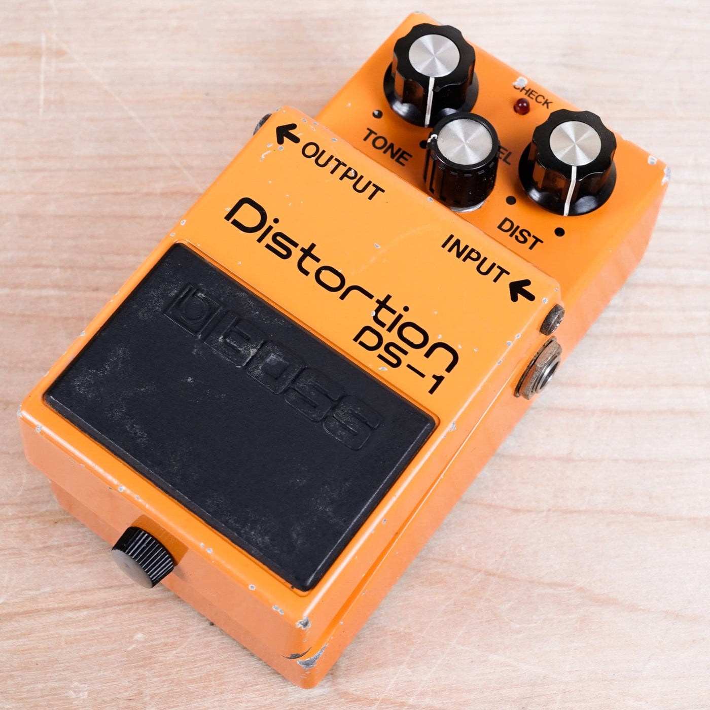 Boss DS-1 Distortion (Black Label, Long Dash) 1981 Orange ACA Made in Japan MIJ