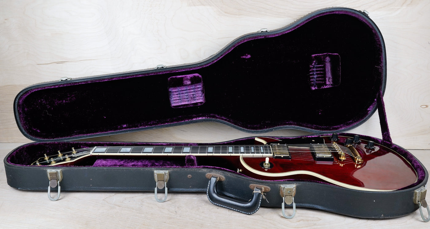 Gibson Les Paul Custom 1975 Wine Red Vintage Original w/ OHSC