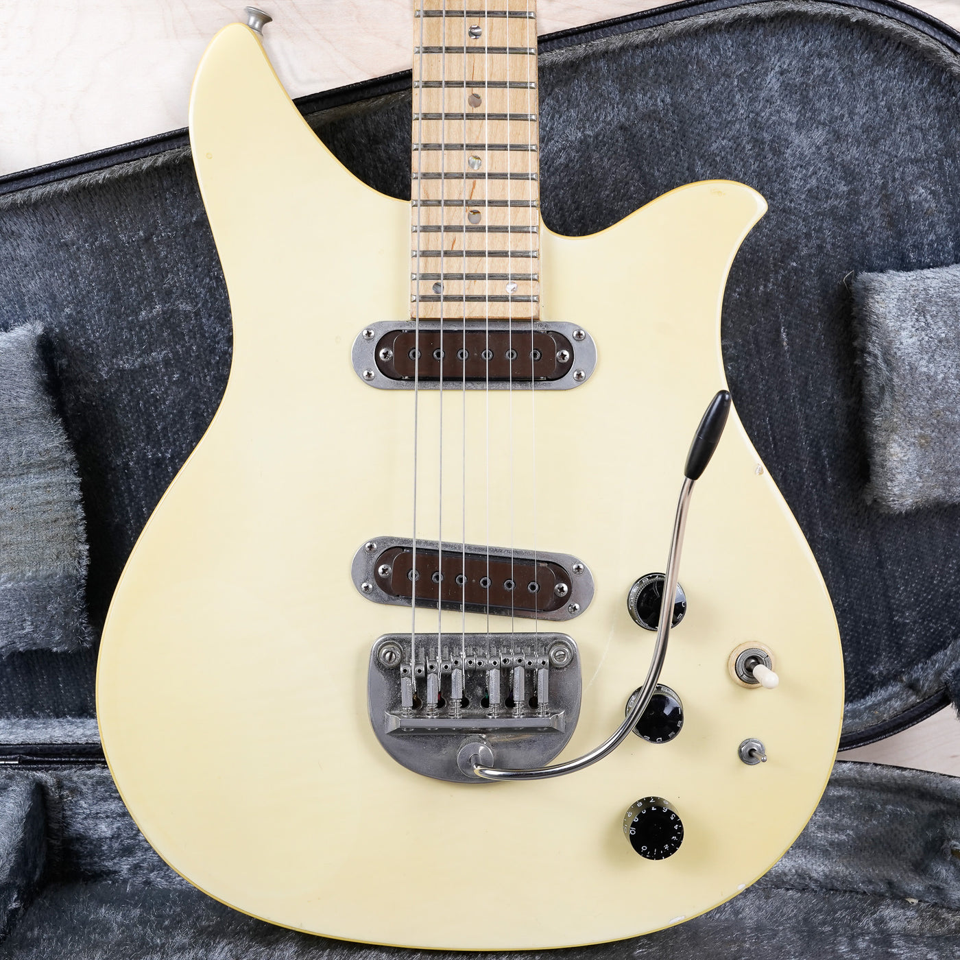 Greco BW-600 Brawler MIJ 1978 Aged White Maxon Pickups Made in Japan w/ Hard Case