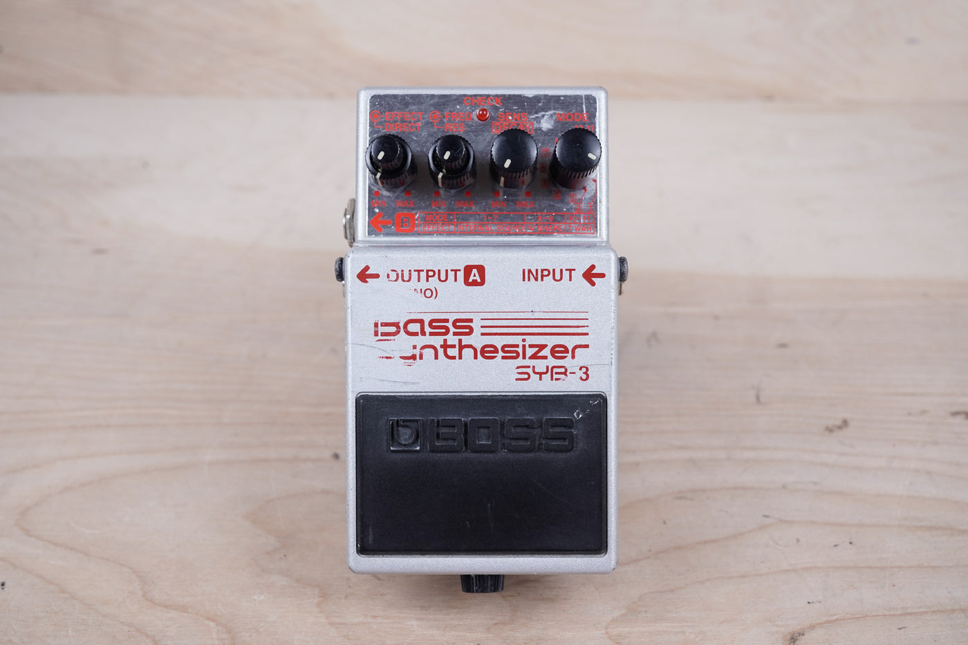 Boss SYB-3 Bass Synthesizer (Dark Gray Label) 2001 Silver MIT