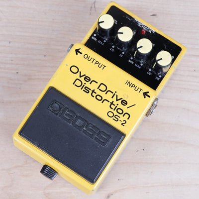 Boss OS-2 OverDrive/Distortion (Silver Label) 1991 Yellow