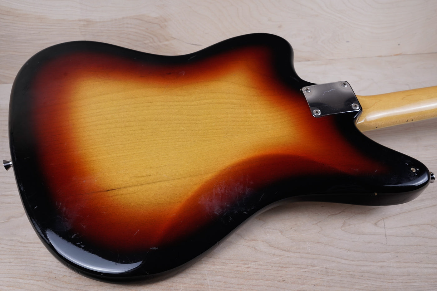 Fender HJG-66KC V Ikebe Limited Kurt Cobain Signature Jaguar CIJ 2002 Sunburst Japan w/ Bag