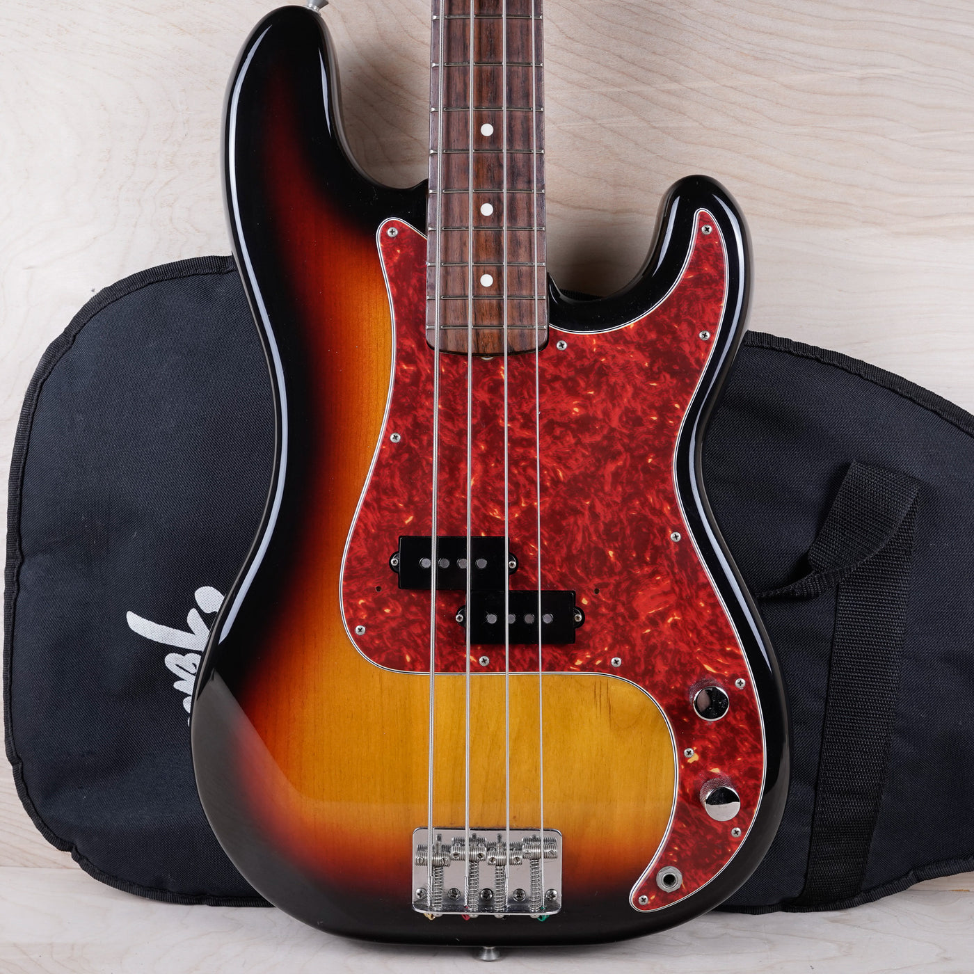 Fender PB-62 Precision Bass Reissue CIJ 1999 Sunburst Crafted in Japan w/ Bag