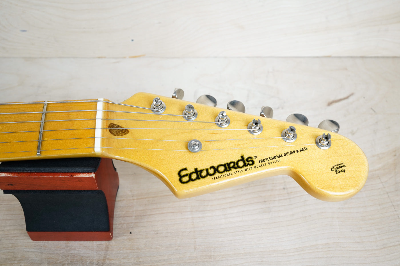 Edwards E-SE-100M/LT MIJ 2013 Black Seymour Duncan Pickups Lacquer Touch Finish ESP Japan w/ Bag