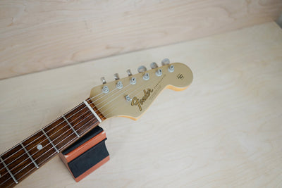 Fender American Vintage 65 Stratocaster 2017 Shoreline Gold Matching Headstock AVRI w/ OHSC, Tags