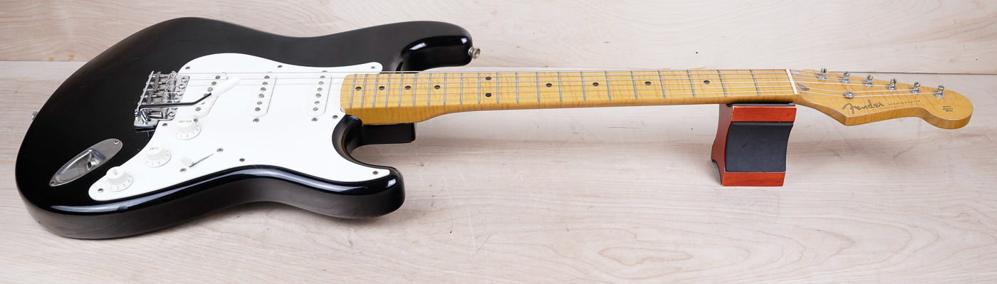 Fender 40th Anniversary ST54-70AS Stratocaster Reissue MIJ 1994 Black Japan w/ Foto Flame Neck w/ Bag