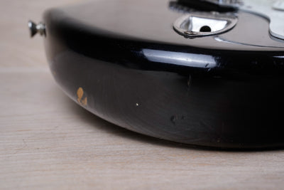 Fender 40th Anniversary ST54-70AS Stratocaster Reissue MIJ 1994 Black Japan w/ Foto Flame Neck w/ Bag