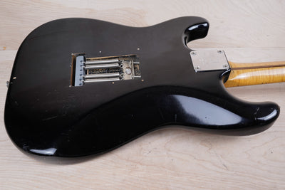 Fender 40th Anniversary ST54-70AS Stratocaster Reissue MIJ 1994 Black Japan w/ Foto Flame Neck w/ Bag