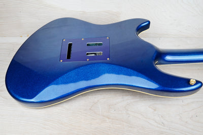 Guyatone LG-2100M Sharp 5 MIJ 1994 Blue Made in Japan w/ Hard Case
