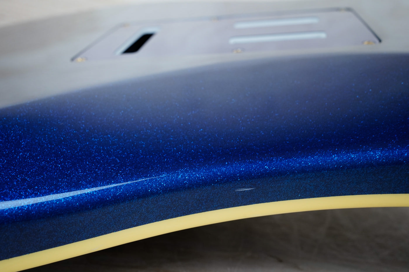 Guyatone LG-2100M Sharp 5 MIJ 1994 Blue Made in Japan w/ Hard Case