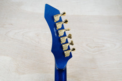 Guyatone LG-2100M Sharp 5 MIJ 1994 Blue Made in Japan w/ Hard Case