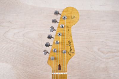 Fender 40th Anniversary ST54-70AS Stratocaster Reissue MIJ 1994 Black Japan w/ Foto Flame Neck w/ Bag