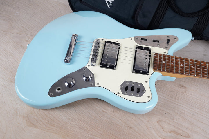 Fender JGS-75 J-Craft Jaguar Special HH CIJ 1999 Sonic Blue Matching H – A  Flash Flood of Gear