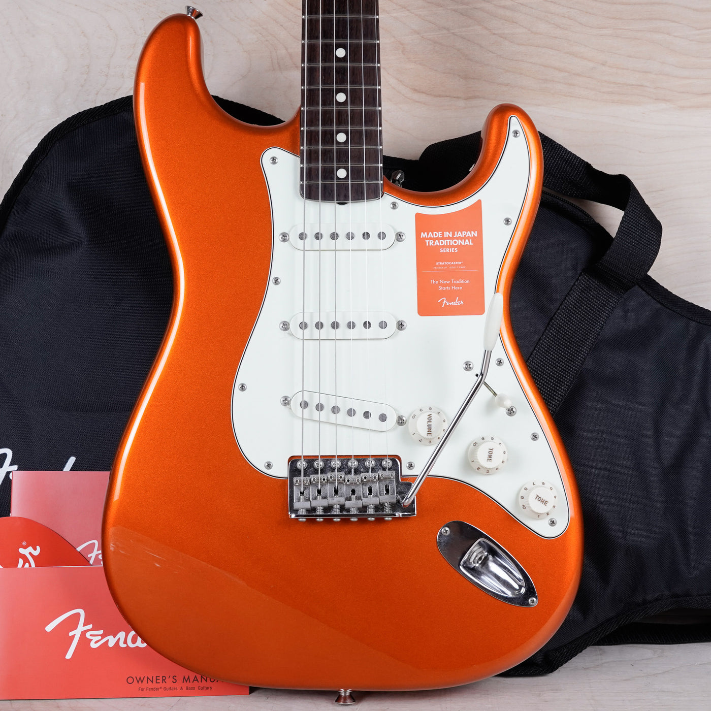 Fender Traditional '60s Stratocaster MIJ 2017 Candy Tangerine Orange Japan Exclusive w/ Bag