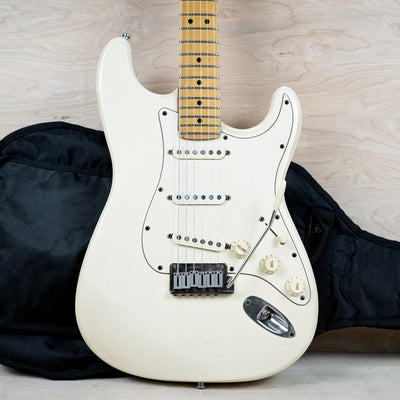 Fender American Standard Stratocaster 1991 Olympic White E Serial USA w/ Bag