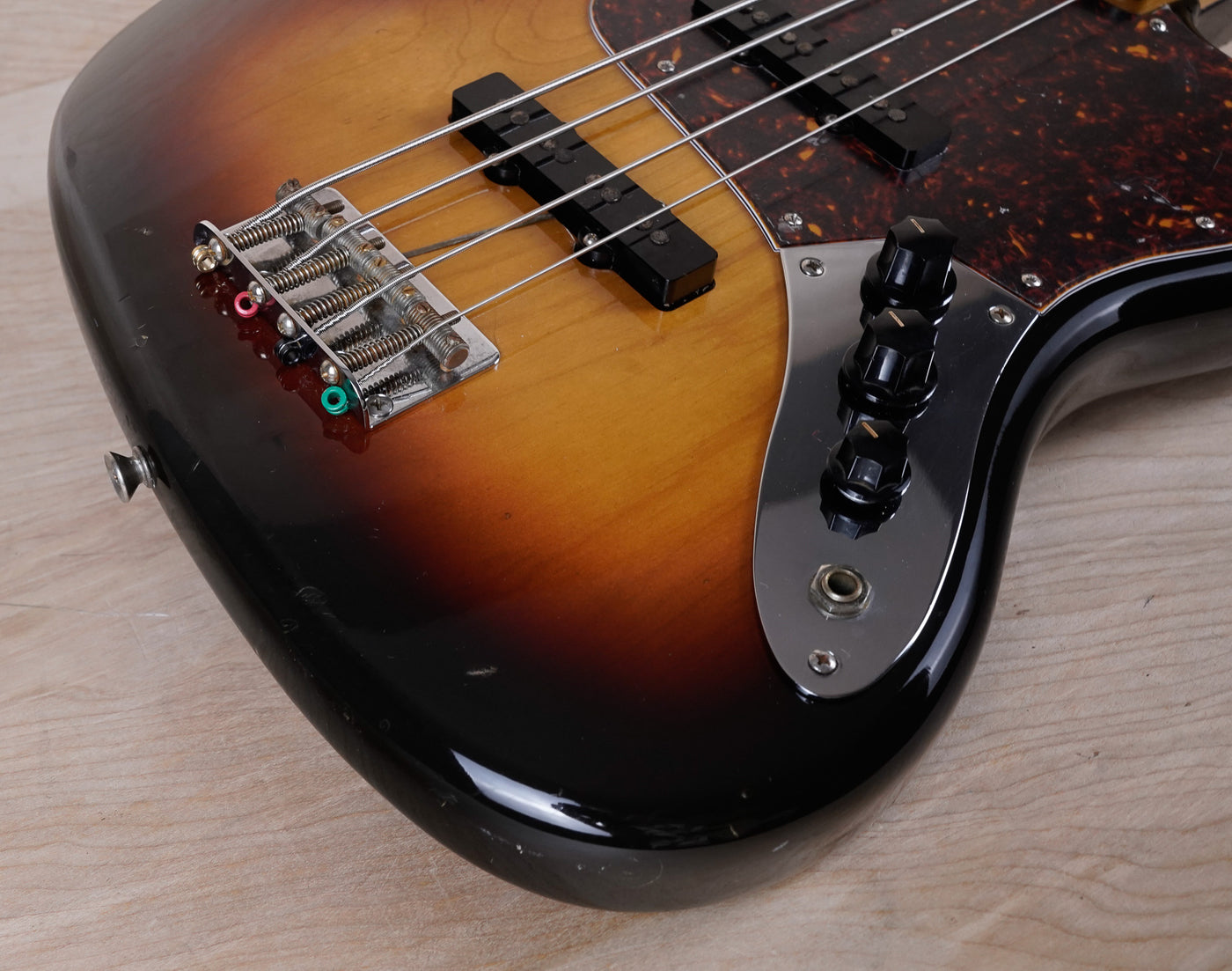 Fender JB-62 Jazz Bass Reissue MIJ 1986 Sunburst Japan Vintage w/ Bag