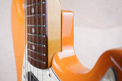 Fender MG73-CO Competition Mustang Reissue CIJ 2008 Capri Orange Japan w/ Bag