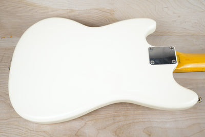 Fender MG-65 Mustang Reissue CIJ 2006 Vintage White Seymour Duncan Humbucker Japan w/ Bag