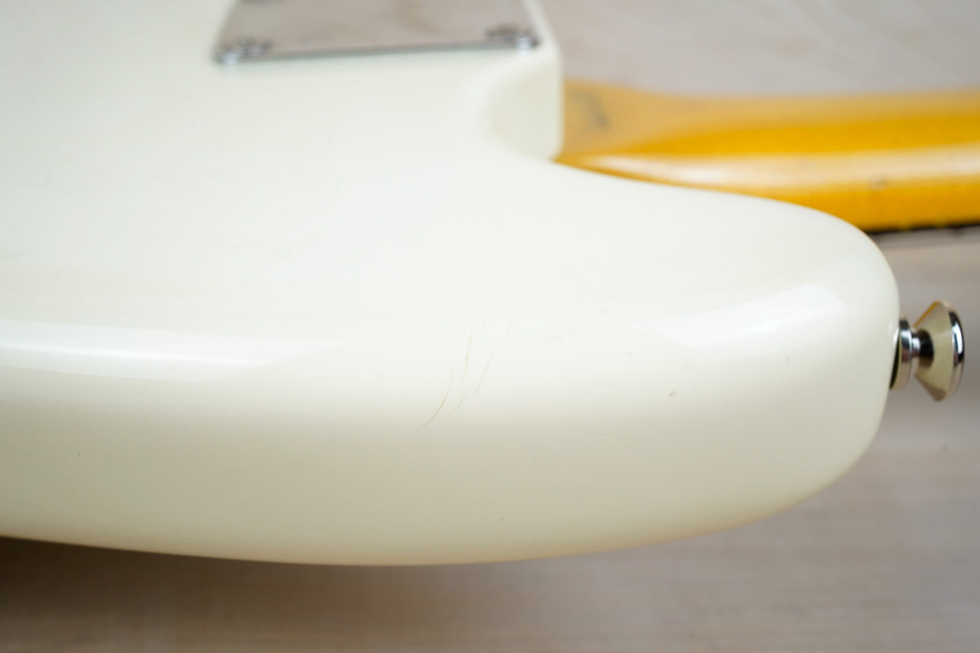 Fender MG-65 Mustang Reissue CIJ 2006 Vintage White Seymour Duncan Humbucker Japan w/ Bag