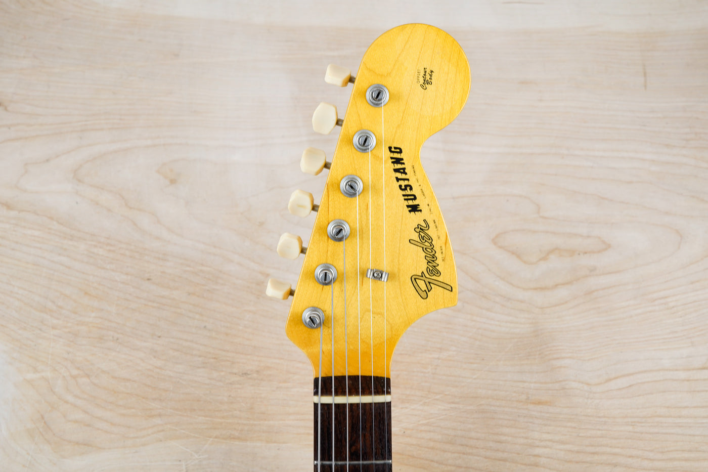Fender MG-65 Mustang Reissue CIJ 2006 Vintage White Seymour Duncan Humbucker Japan w/ Bag